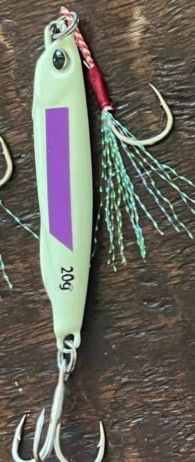 Purple Glow in the Dark Jig