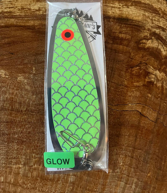 5.5” Glow Chartreuse Uv Fisheye Dodger
