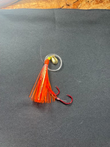 Orange Fly With Gold Blade