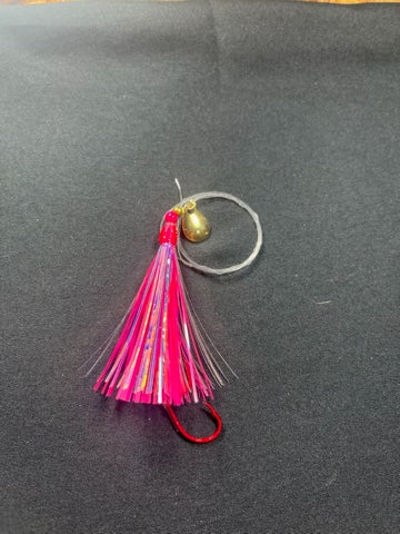 Pink Fly With Gold Blade