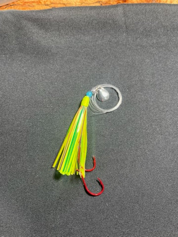 Chartreuse Fly With Silver Blade