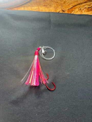 Pink Fly With Silver Blade