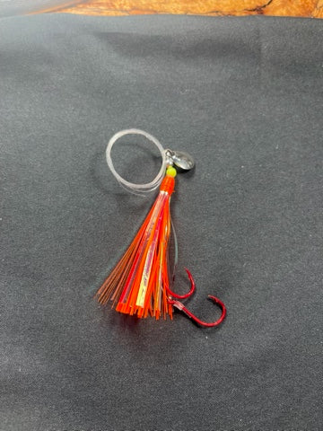 Orange Fly With Silver Blade