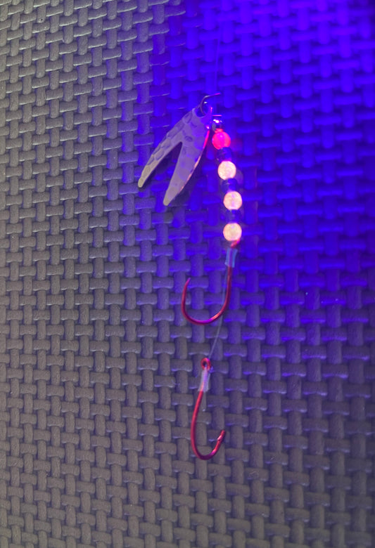 Pink/Purple Micro Glow Spinner