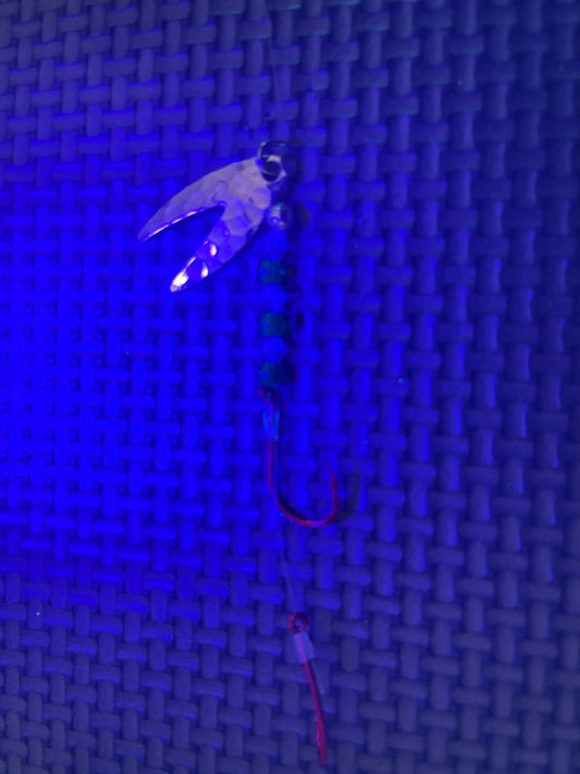 Green/Purple Micro Glow Spinner