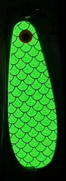 5.5” Glow Chartreuse Uv Fisheye Dodger