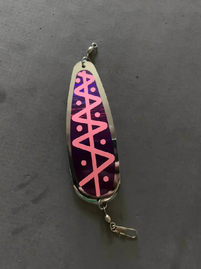 5.5” Pink Purple UV Glow Dodger