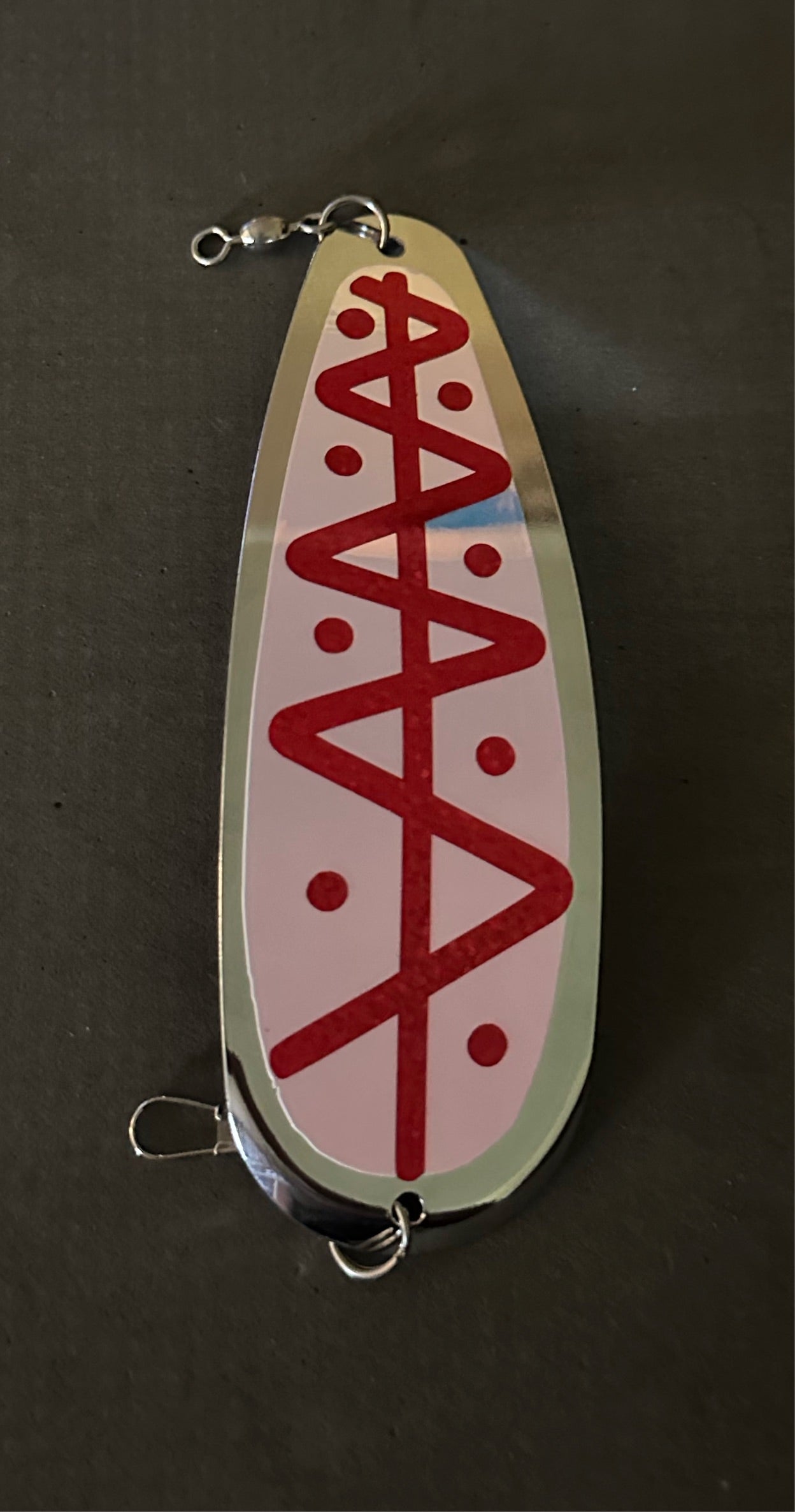 5.5” Moon Jelly Red Dodger