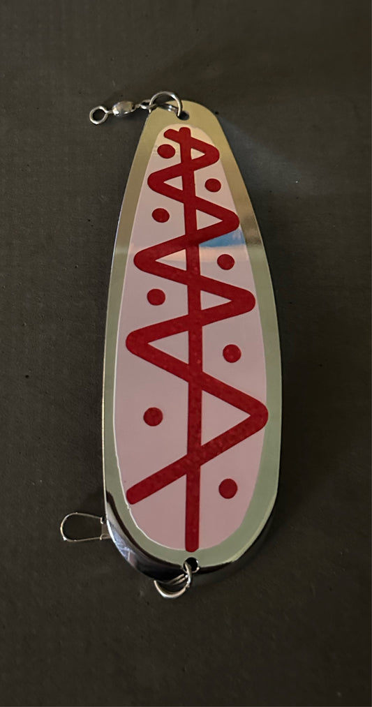 5.5” Moon Jelly Red Dodger