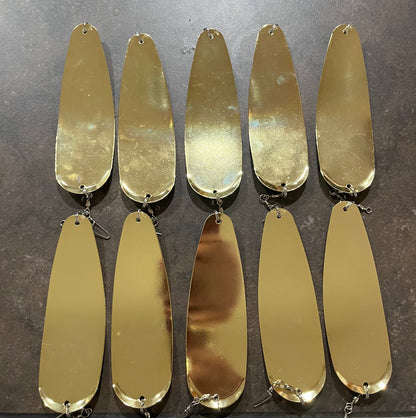 50/50 Fisheye Scale 5.5" Dodger 10 Pack uv glow Gold