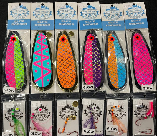 Dodger lure combo kit set 6 combos