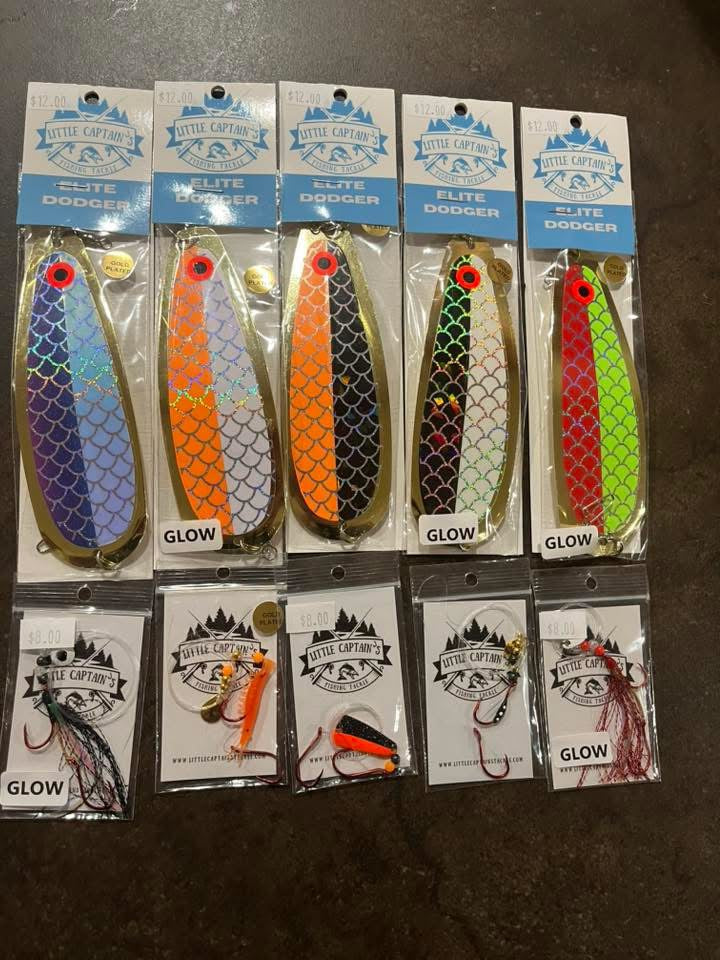 Wickiup 5 dodger lure combo set lake kit