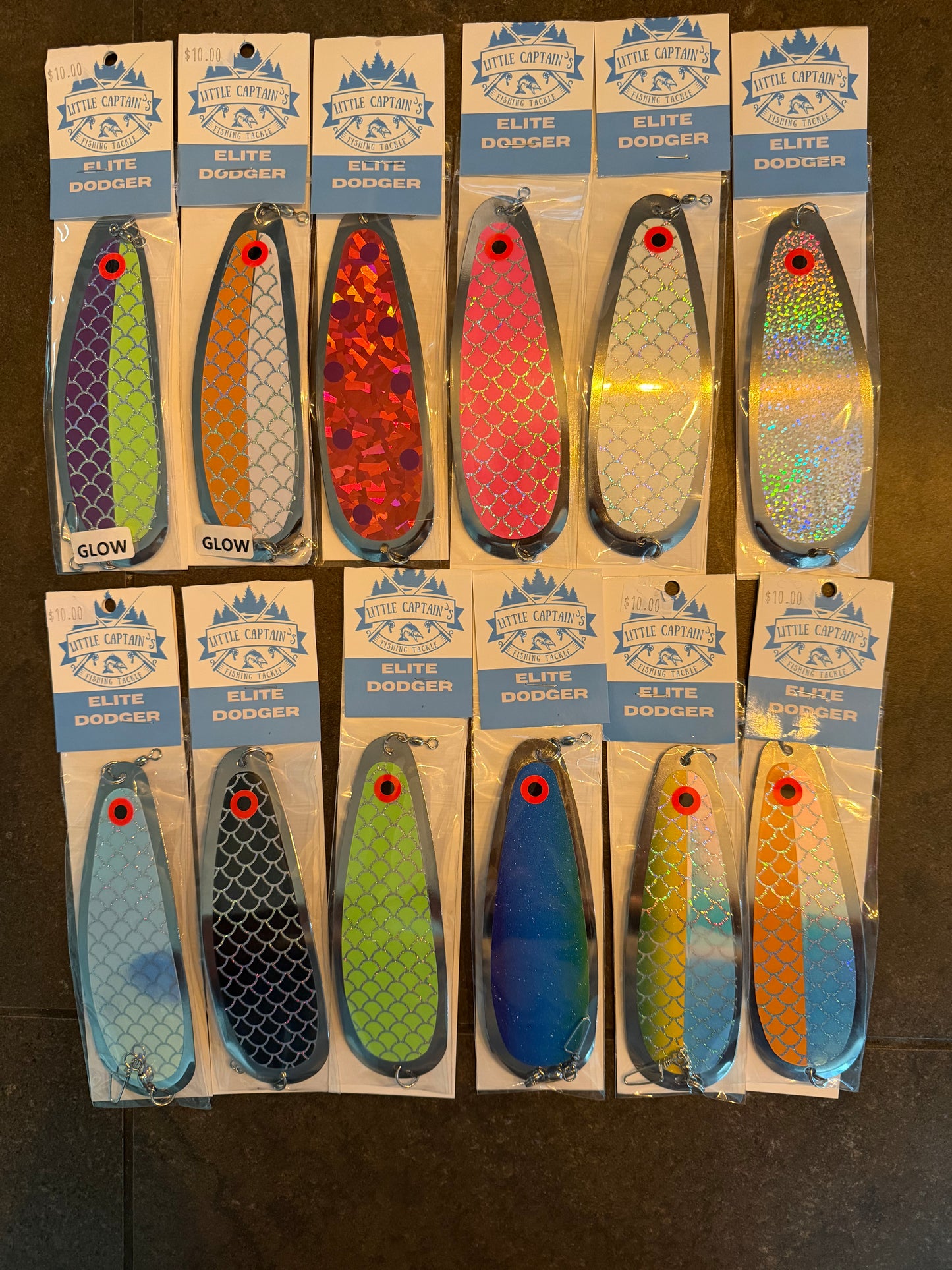 12 Pack 5.5” silver Dodger Kit