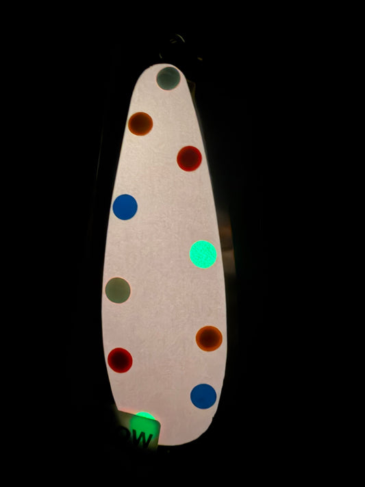 Silver gold combo 5.5” Glow Pink wonderbread Uv Dodger