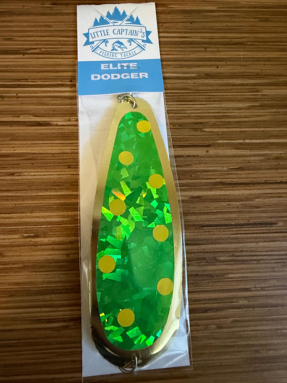 5.5” Gold Oregon duck crystal flashUv Dodger