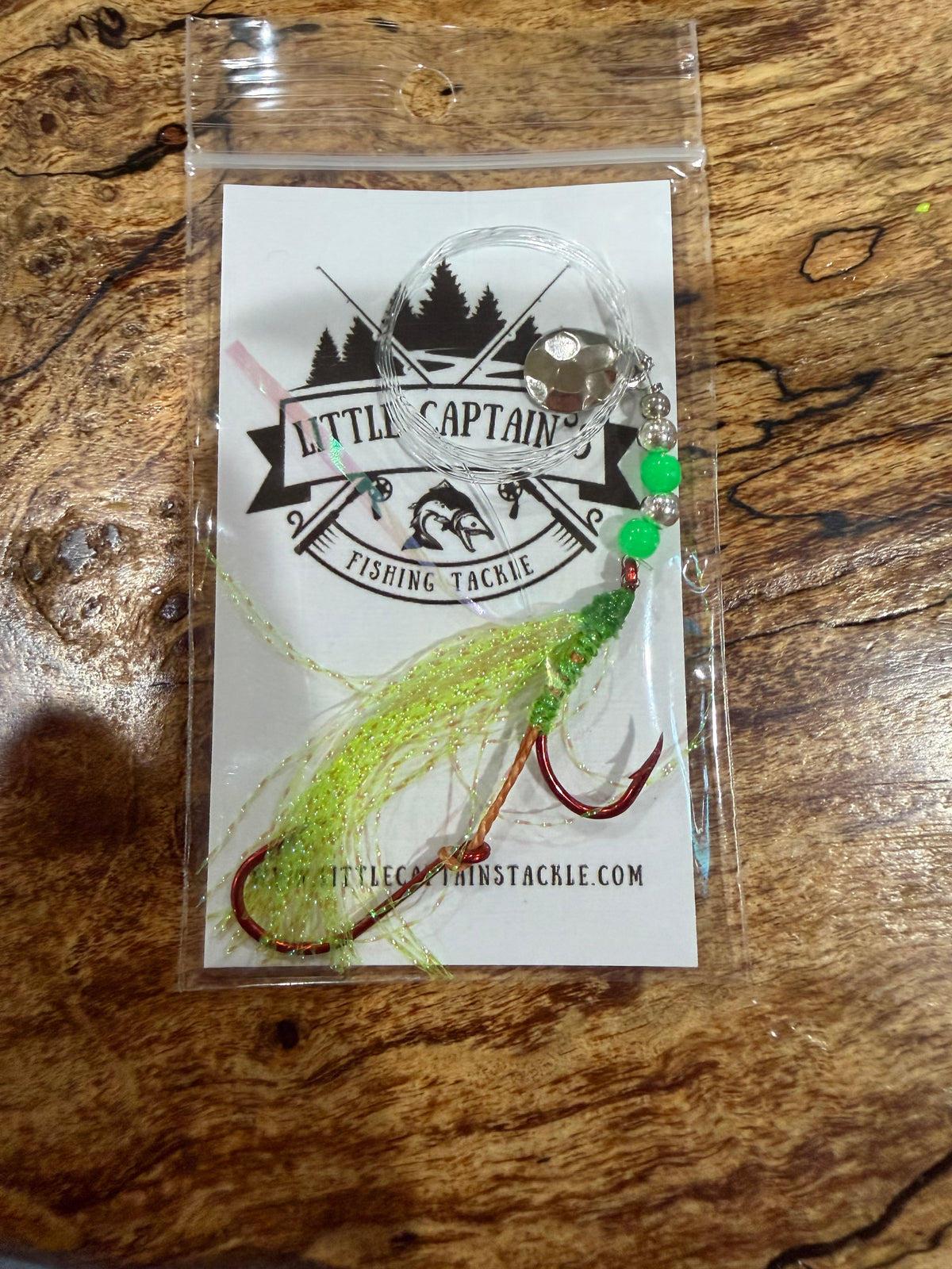Hand tied Green Apple trolling fly