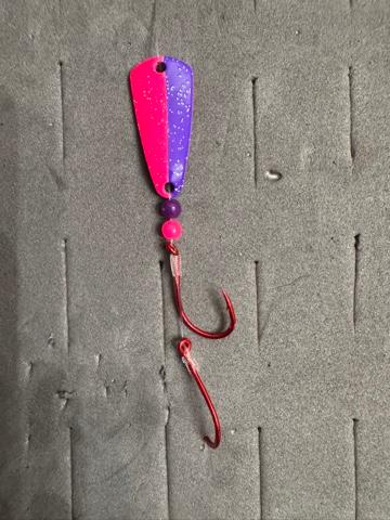 50/50 Pink Purple Flake UV Micro Spoon