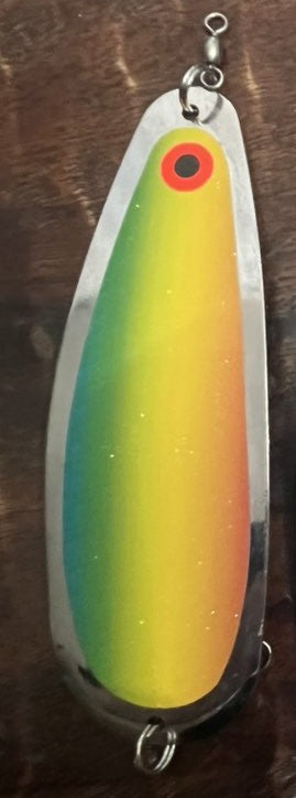 Silver 5.5” Rainbow Sherbert Fisheye Dodger